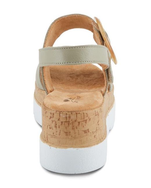 Spring Step Multicolor Abarah Slingback Platform Sandal