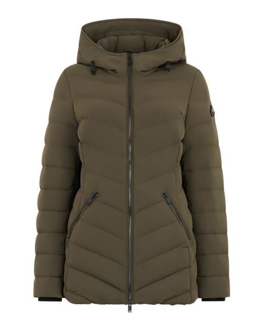 Moose Knuckles Green Rockcliff 5 Water Repellent Hooded 800 Fill Power Down Puffer Jacket