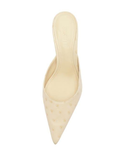 SCHUTZ SHOES Natural Julie Pointed Toe Mule