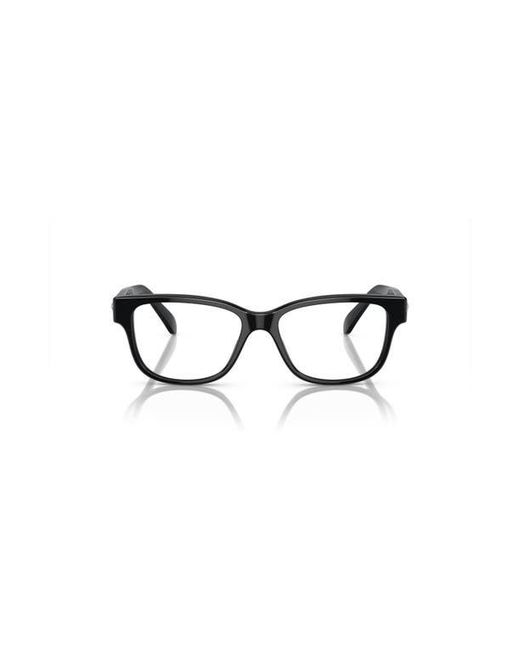 Swarovski Black 54Mm Rectangle Optical Glasses