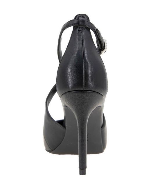 BCBGMAXAZRIA Black Bromi Ankle Strap Pump
