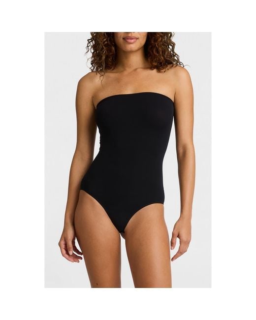 Commando Black Ballet Strapless Bodysuit