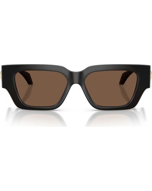 Versace Brown 53Mm Square Sunglasses