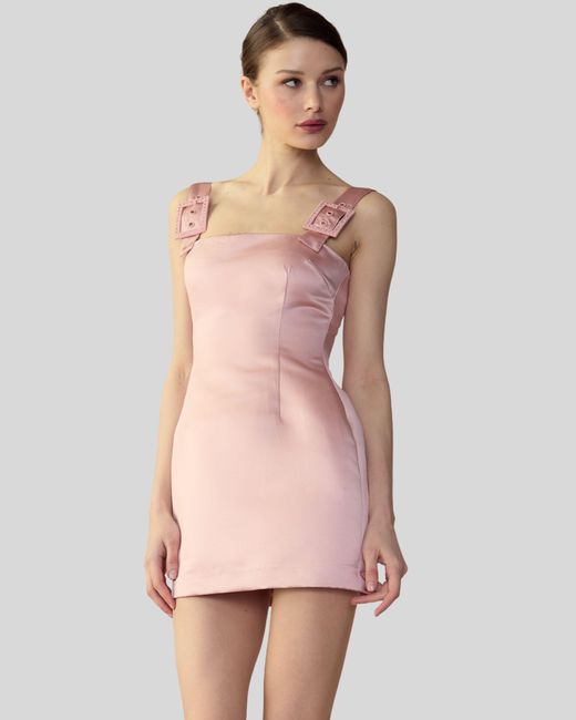 Cynthia Rowley Pink Gigi Satin Dress