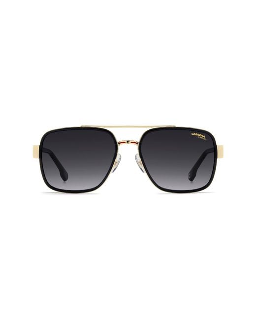 Carrera Black 1092/S 58Mm Gradient Rectangular Sunglasses for men