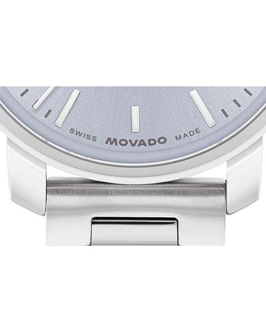 Movado Metallic Bold Access Bracelet Watch, 34Mm