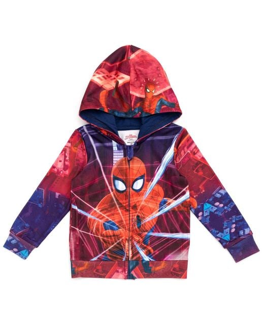 Marvel Red Spider- Sublimated Pullover Hoodie for men