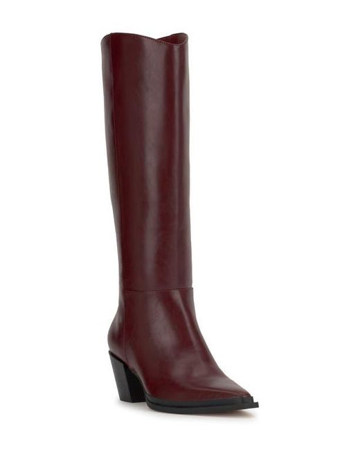 Jessica Simpson Red Hemmia Pointed Toe Knee High Boot