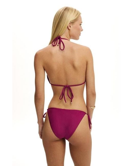 Cotton On Pink String Triangle Bikini Top