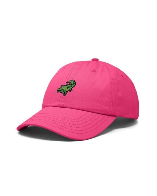 Alix Pink Alligator Embroidered Wildlife Cap for men