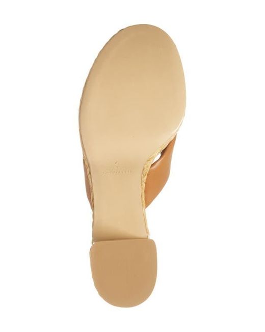 Ferragamo Brown Douglas Platform Slide Sandal