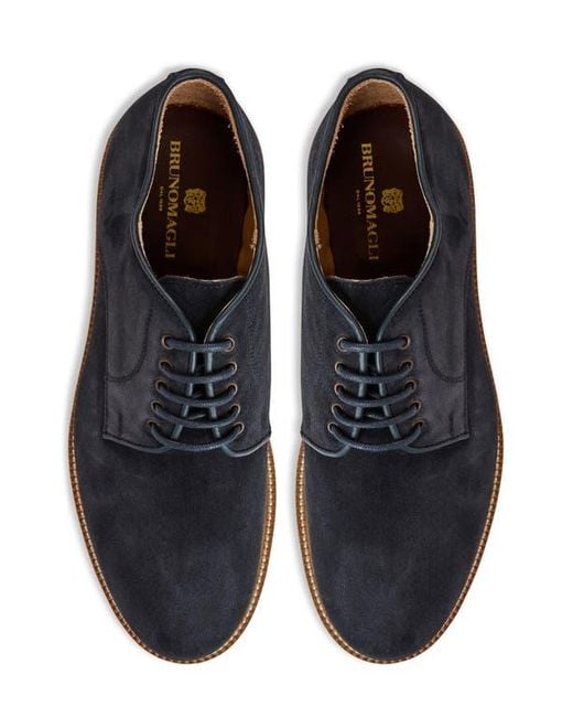 Bruno Magli Blue Dario Derby for men