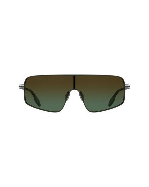 Canada Goose Green 58Mm Gradient Modified Rectangular Shield Sunglasses