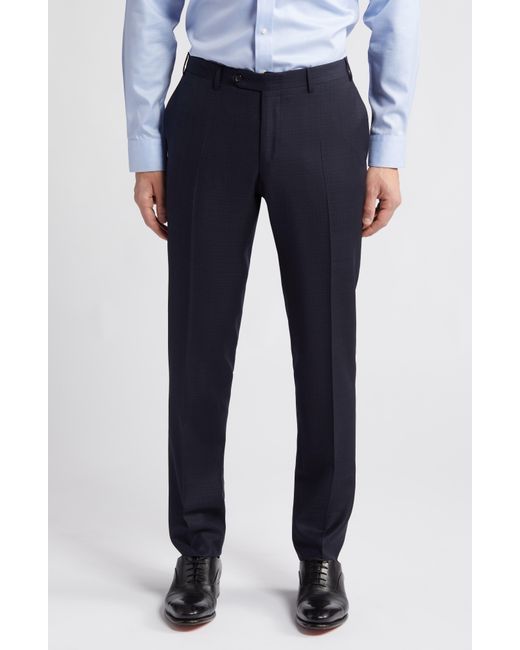 Canali Blue Kei Trim Fit Shadow Plaid Wool Suit At Nordstrom for men