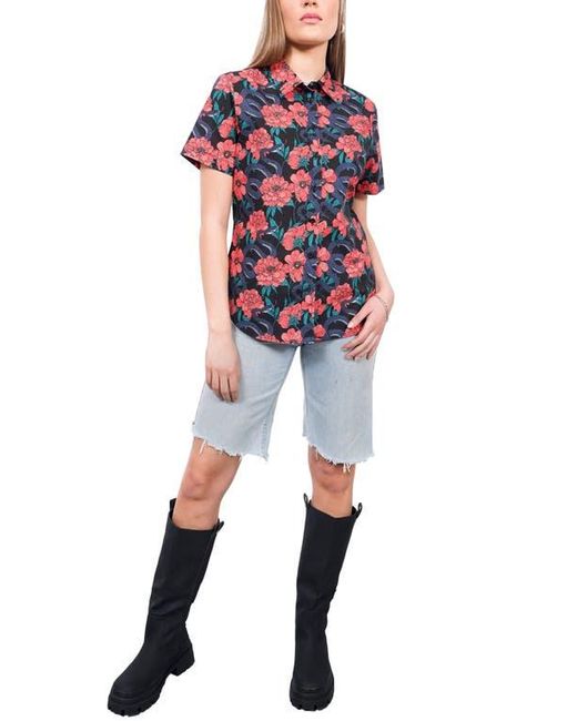 WILDFANG Red The Essential Button Up