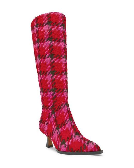 Betsey Johnson Red Pamella Knee High Boot