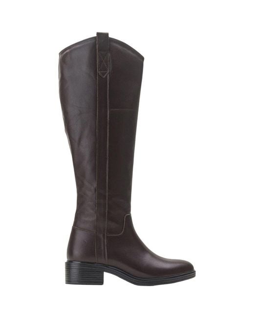 Forever & Always Shoes Brown Acro Leather Boot