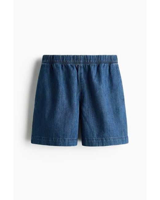 H&M Blue Denim Pull-On Shorts