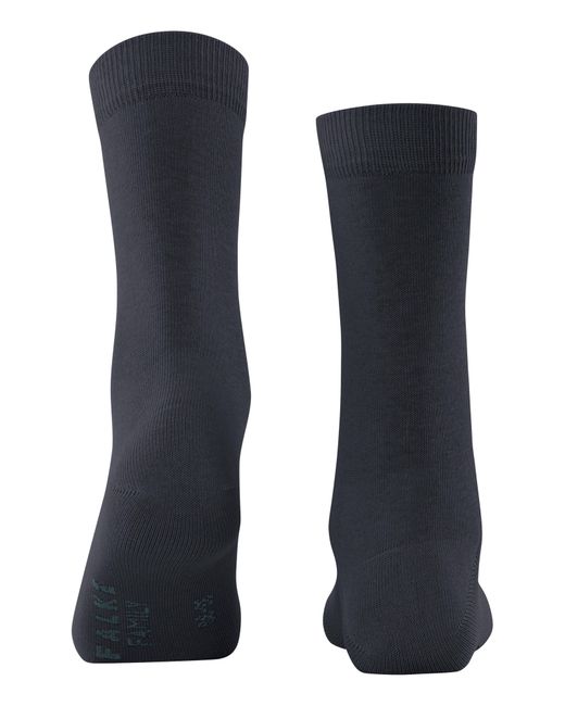 FALKE Family Cotton Blend Crew Socks in Blue Lyst
