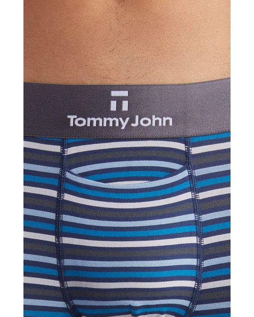 Tommy John Blue 2-pack Second Skin 6-inch Boxer Briefs for men