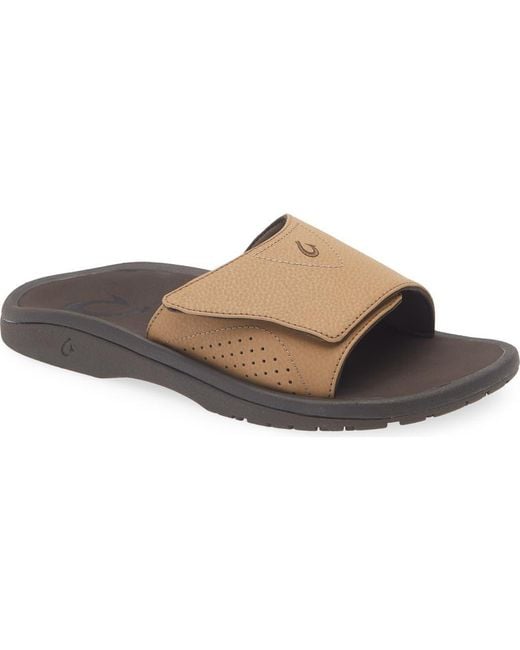 Olukai Nalu Slide Sandal in Brown for Men | Lyst display picture 1