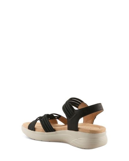 Flexus by Spring Step Black Delosa Platform Sandal