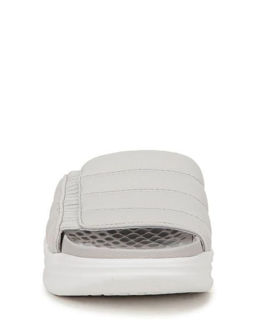 Dr. Scholls White Feel Free Recovery Slide Sandal