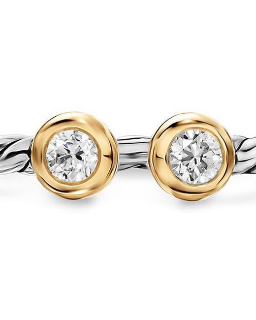 David Yurman Metallic Cable Open Round Ring