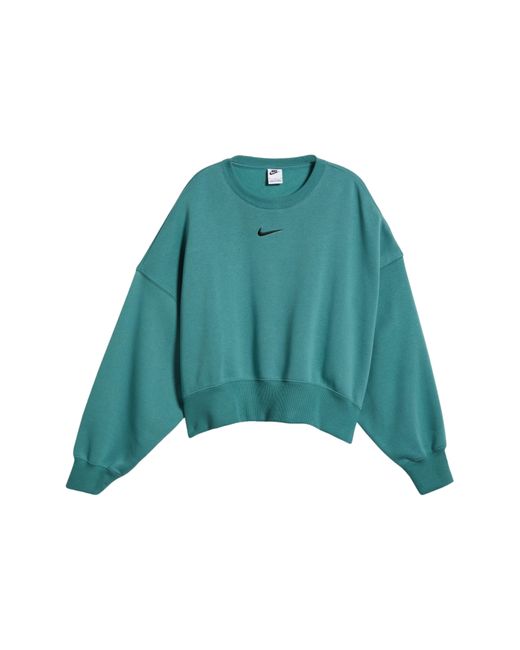 Nike Green Phoenix Fleece Crewneck Sweatshirt