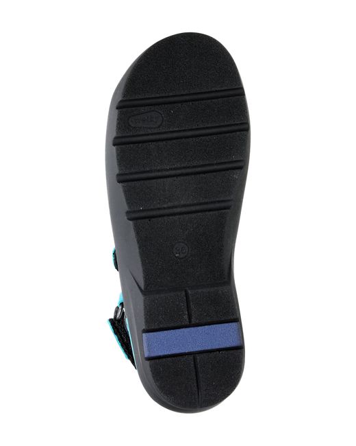 Wolky Blue Lisse Slingback Sandal