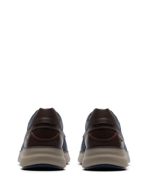 Clarks Blue Mullan Moc Toe Derby for men