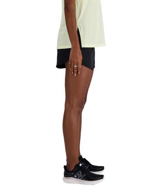 New Balance Black Athletics Mesh Running Shorts