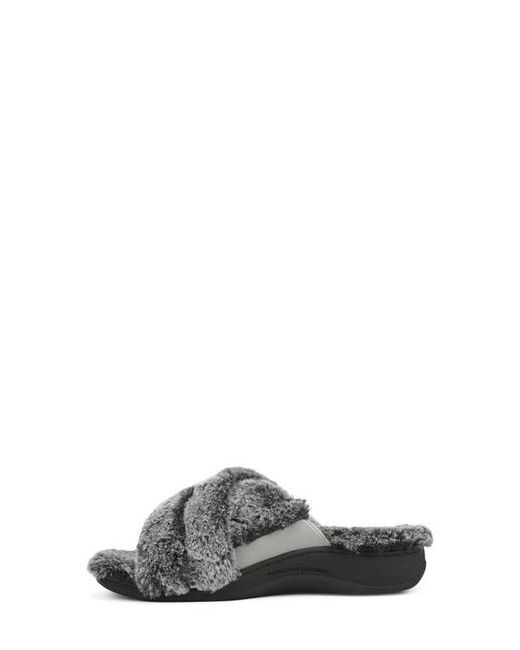 Vionic Gray Relax Ii Slide Slipper