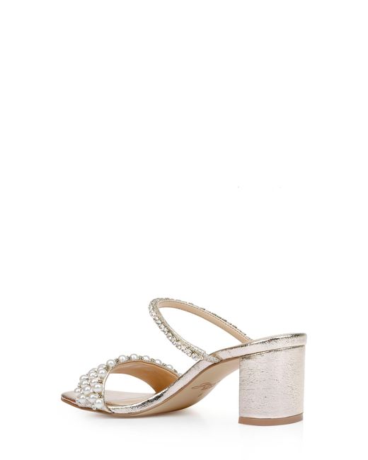 Badgley mischka hotsell embellished slides