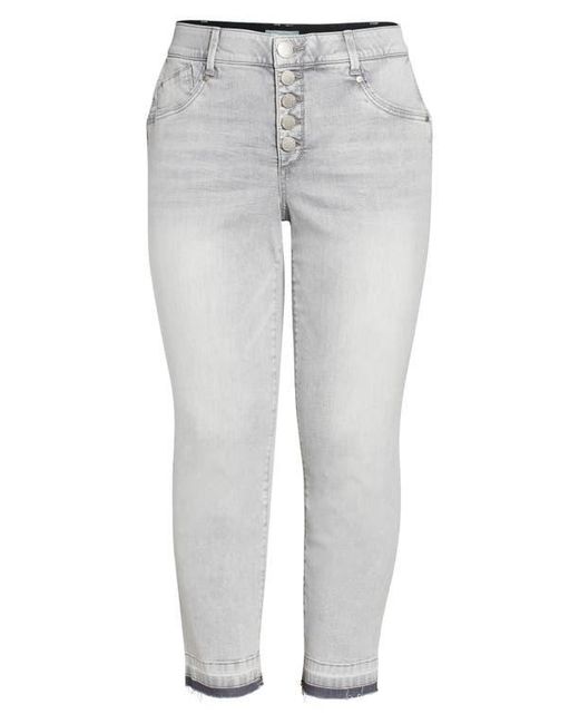 Wit & Wisdom Gray 'Ab'Solution Button Fly High Waist Jeans