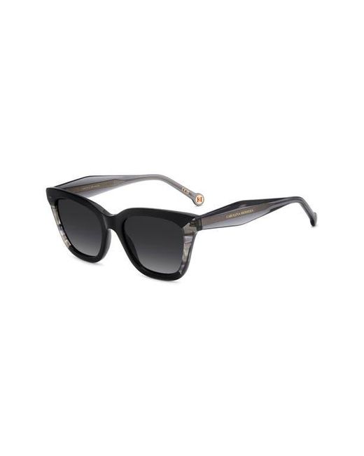 Carolina Herrera Black 52Mm Cat Eye Sunglasses