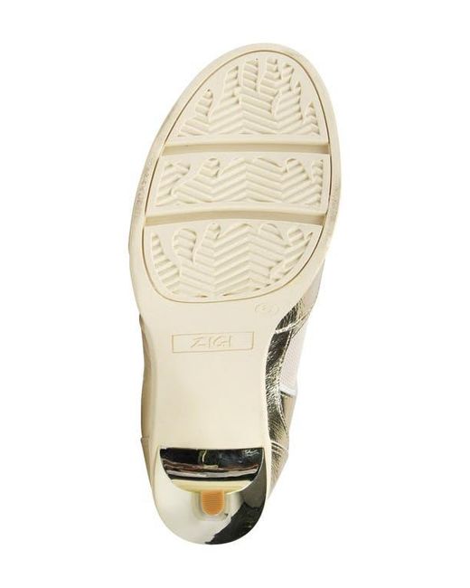 Zigi White Stiletto Platform Pump