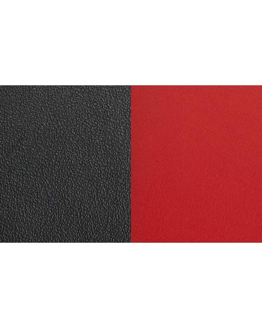 Christian Louboutin Black Ricky Logo Buckle Leather Belt for men