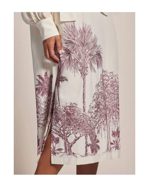 Tori Richard Natural For The Trees Embroidery Winona Caftan