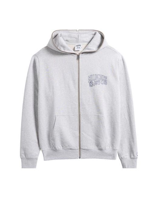 BBCICECREAM Gray Small Curve Graphic Zip Hoodie for men