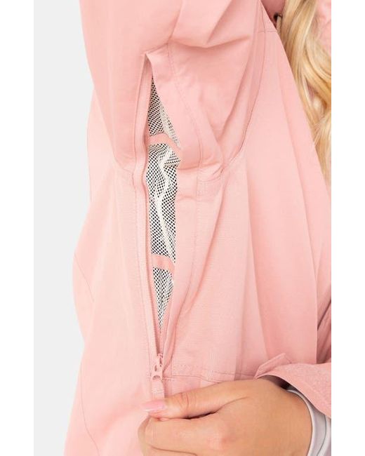 Roxy Pink Billie Water Resistant Hooded Insulated Jacket