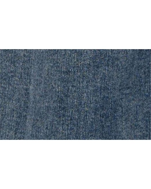 Kut From The Kloth Blue High Waist Crop Wide Leg Jeans
