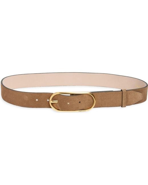 Rag & Bone Natural Rounded Rebound Leather Belt