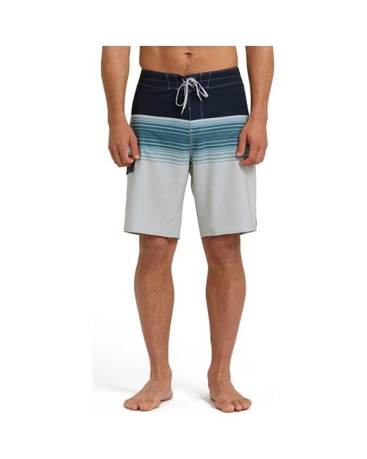 Billabong Blue All Day Stripe Board Shorts for men