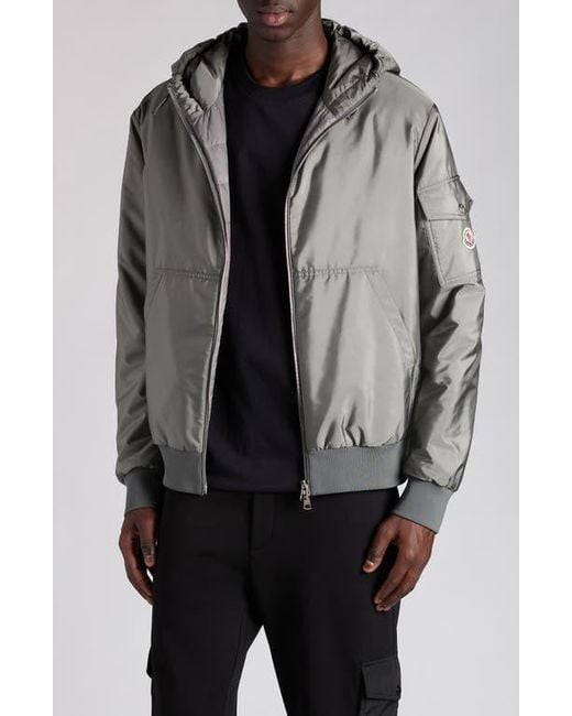 Moncler Black Poiliot Down Hooded Jacket for men