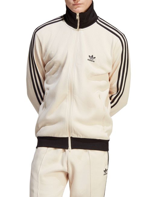 Adidas Natural Adicolor Classics Waffle Beckenbauer Cotton Track Jacket for men