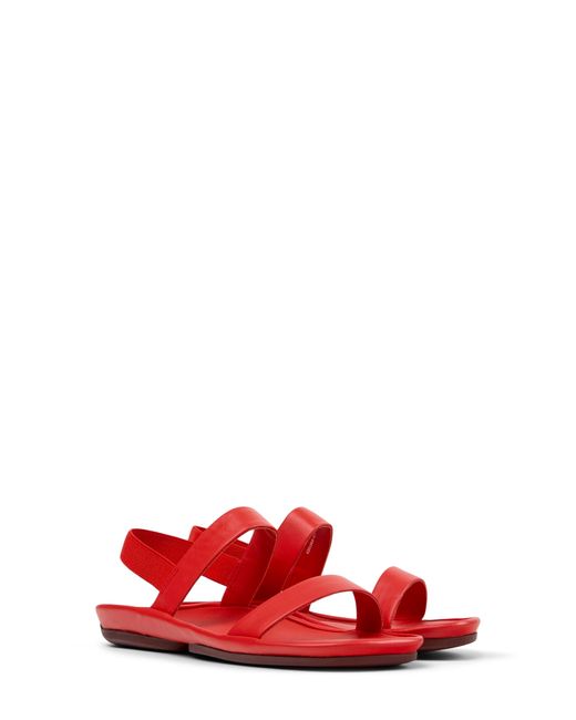 Camper Red Right Isla Slingback Sandal