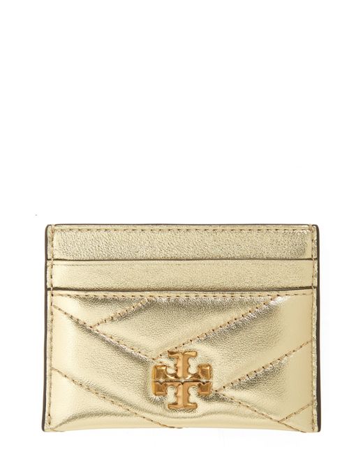 Tory Burch Kira Chevron Leather Card Case