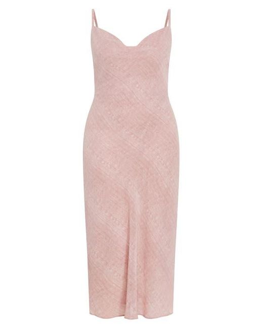 City Chic Pink Cowl Neck Slipdress