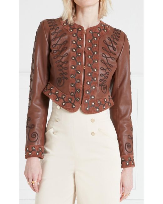Temperley London Brown Pablo Jacket